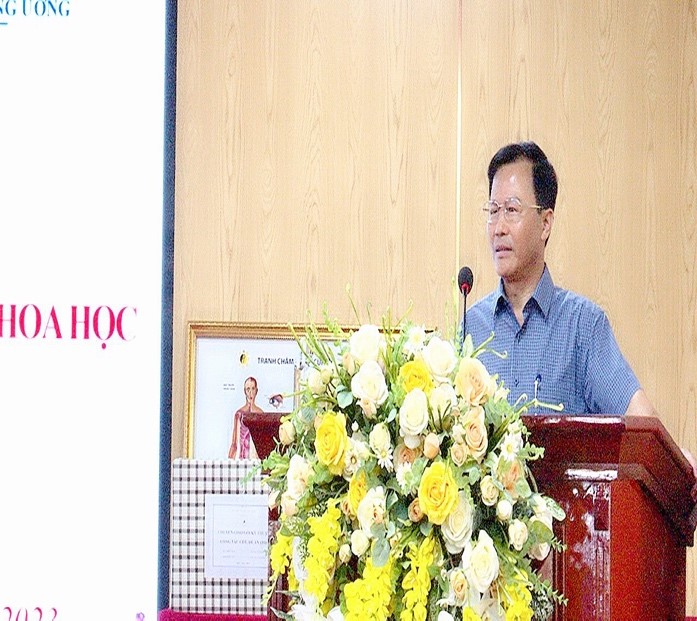 TTƯT.BSCKII. Trần Minh Khánh - Phó Giám đốc Sở Y tế phát biểu tại Hội nghị
