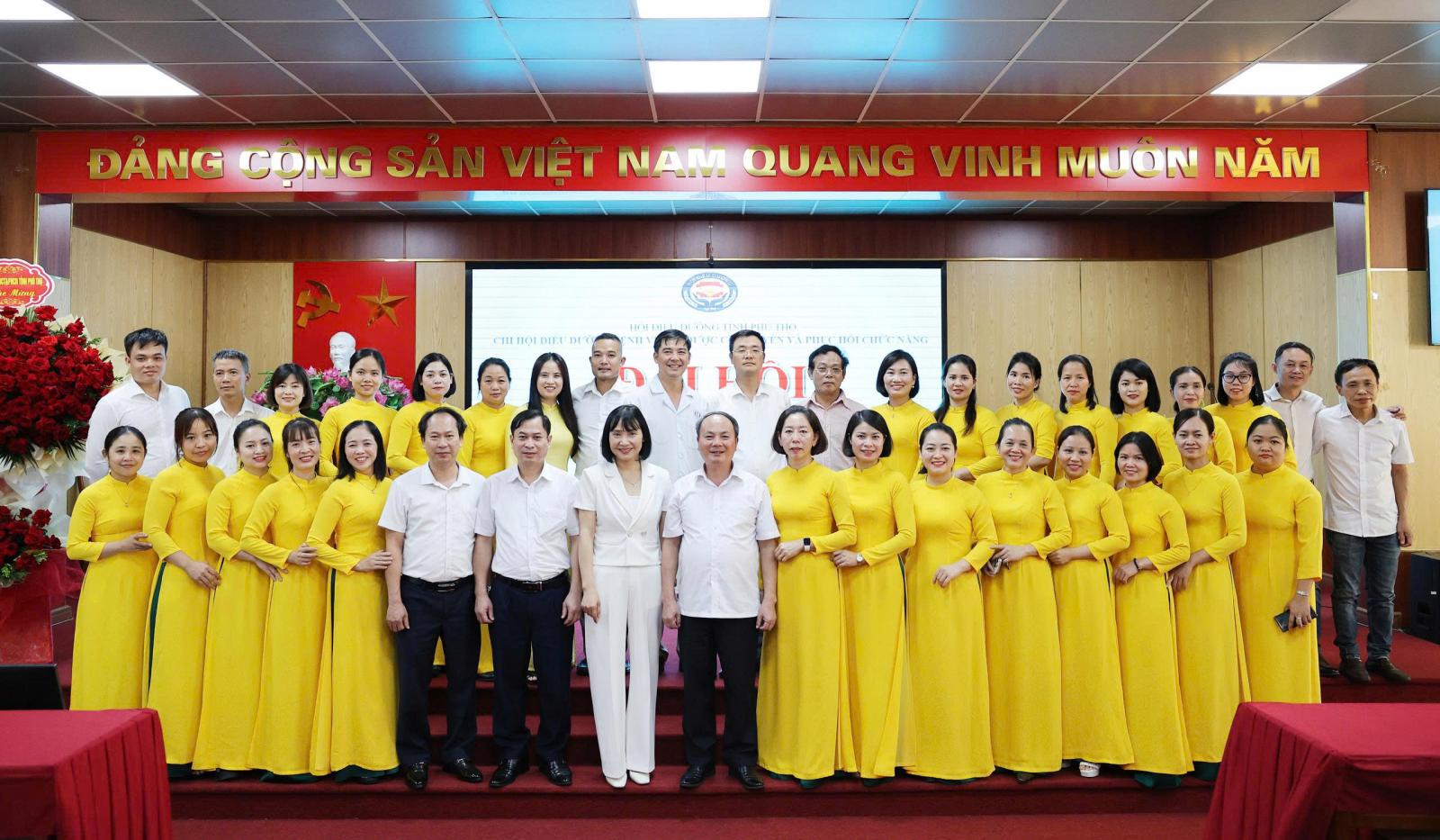 Đại hội Chi hội Điều dưỡng Bệnh viện Y Dược cổ truyền và Phục hồi chức năng tỉnh Phú Thọ lần thứ VIII nhiệm kỳ 2025–2030